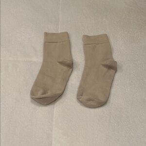 Cream Crew Socks